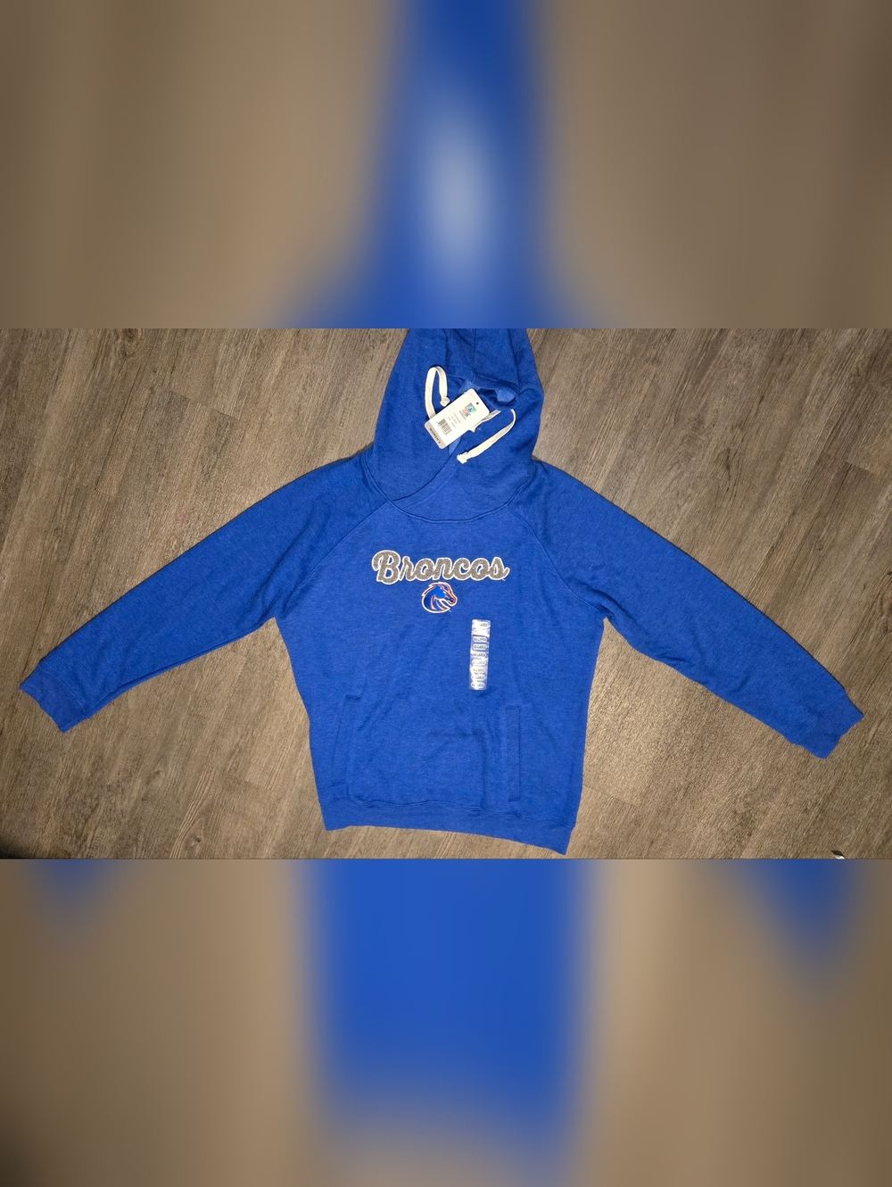 Boise State Broncos Hoodie Women’s XXL Blue NCAA Official Licensed Pullover NEW” - Picture 11 of 13
